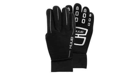 Gants de natation neoprene huub noir blanc