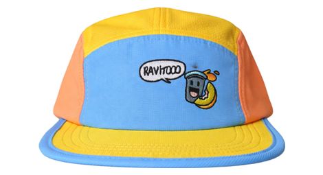 Casquette BV Sport 5 Panel DBDB Ravito Jaune/Bleu/Orange