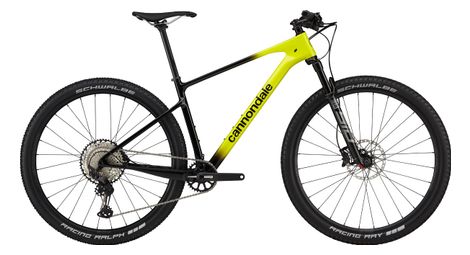 Prodotto ricondizionato - mtb semi-rigida cannondale scalpel ht carbon 3 shimano slx xt 12v 29'' nero / giallo fluorescente 2023