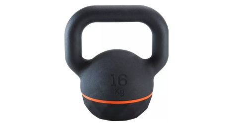 Domyos 16kg kettlebell schwarz / orange