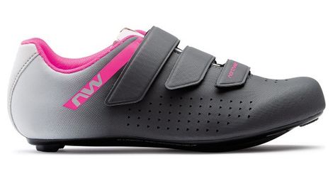 Zapatillas de carretera northwave core 2 para mujer gris