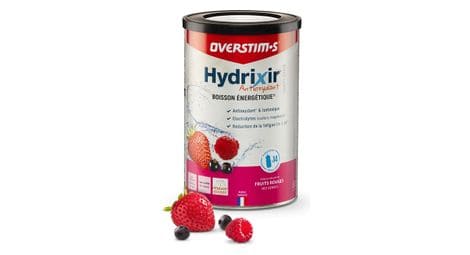 Overstims hydrixir bebida energética antioxidante bayas rojas 600 g
