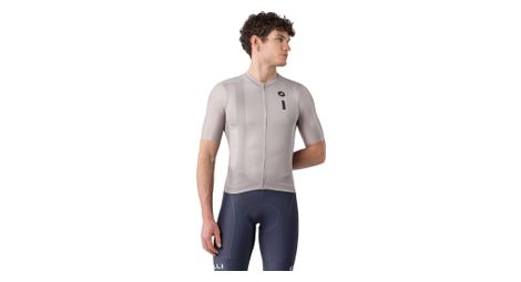 castelli drittone men s short sleeve jersey gray
