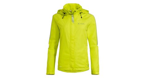 Veste Imperméable Vaude Luminum Jacket II Femme Fluo