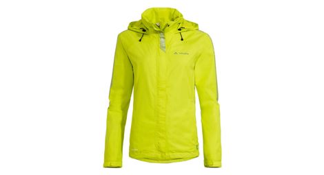 Veste imperméable vaude luminum jacket ii femme fluo