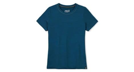 T shirt manches courtes femme smartwool merinos short sleeve bleu