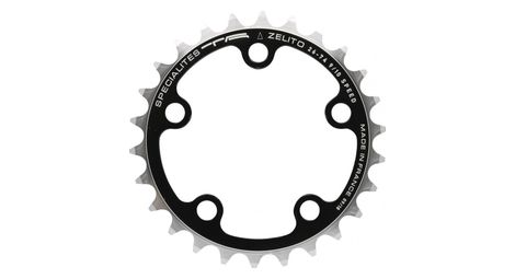 specialites ta chain ring zelito triple 74mm inner 9 10s black