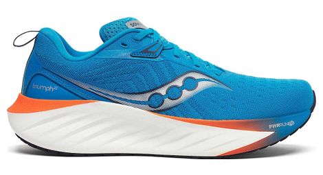 Zapatillas de running saucony triumph 22 azul/naranja hombre