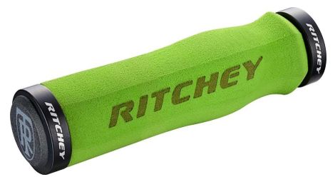 Manopole ritchey wcs ergo locking 4-bolt green 130mm