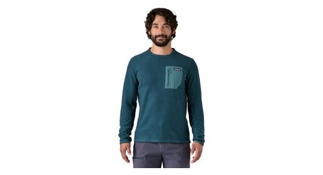 Patagonia r1 air crew forro polar azul hombre