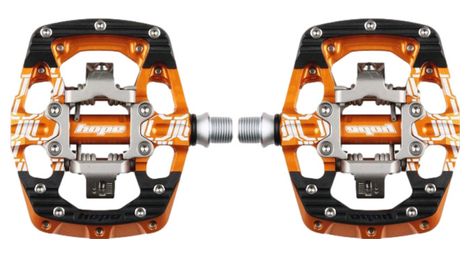 Paire de pedales automatiques hope union gc orange