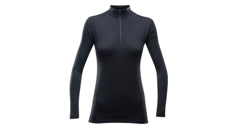 Sous maillot manches longues devold breeze half zip neck noir femme