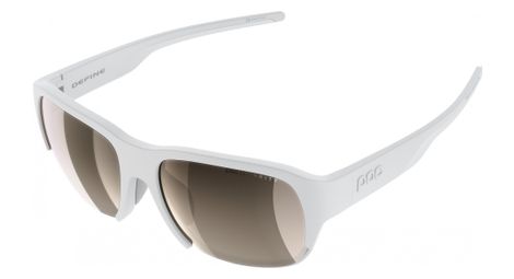 Paire de lunettes poc define blanc hydrogen miroir argent marron