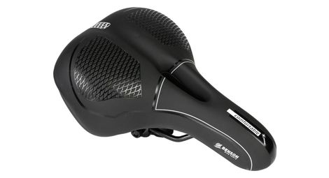 Selle de vélo homme confort noir imperméable