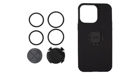 Soporte de manillar zefal + kit de funda protectora para iphone 14 pro max