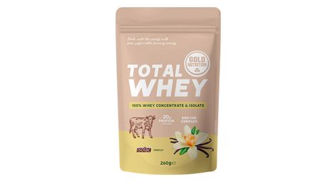 Boisson Protéinée GoldNutrition Total Whey Vanille - 260 g