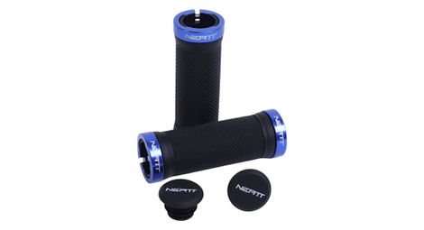 Paire de Grips Enfants Neatt Race Small 95mm Noir / Bleu