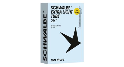 Schwalbe Extra Light SV15-EL Schlauch 700 mm Presta 80 mm