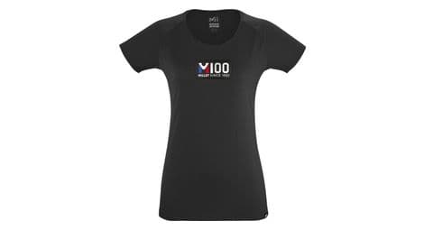 Camiseta millet m100 manga corta negro mujer