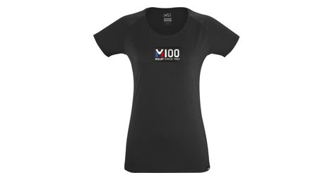 T shirt manches courtes millet m100 noir femme