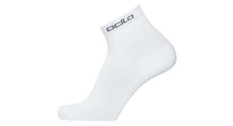 2 x calcetines medianos odlo active blanco unisex 36-38 45-47