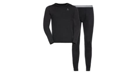 Ensemble pull / bas odlo merino 200 set noir