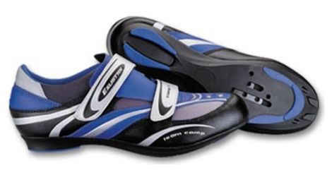Chaussures route exustar r920 noir bleu avec semelles nylon 44