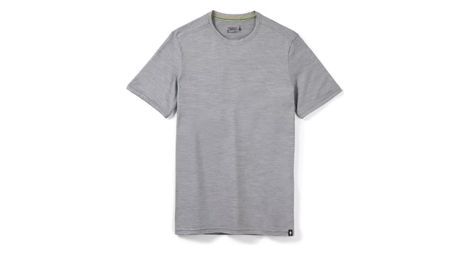T shirt manches courtes smartwool short sleeve slim gris