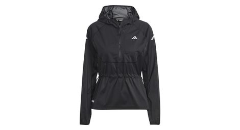 adidas performance ultimate run women s windbreaker jacket black