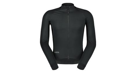 Chaqueta de manga larga scott rc pro warm gore-tex windstopper negra para hombre