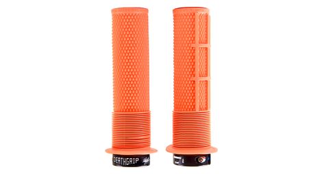 Dmr deathgrip dünne griffe mit flanschen tango orange