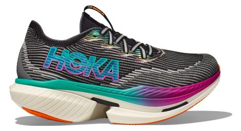 hoka cielo x1 laufschuhe schwarz grun pink unisex