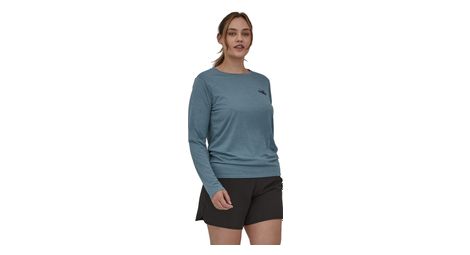 Camiseta técnica de manga larga capilene® cool daily para mujer azul