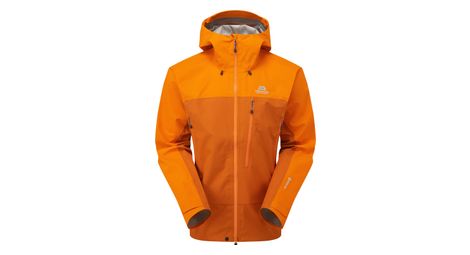 Chaqueta impermeable mountain equipment makalu naranja