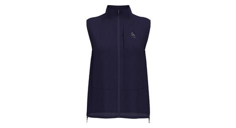 Veste sans manches femme odlo zeroweight bleu foncé