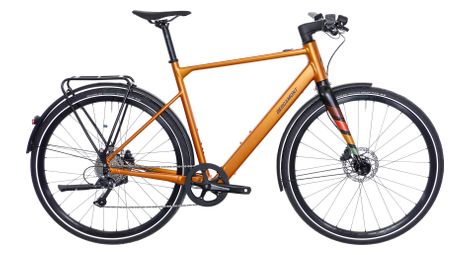 Bergamont e-sweep sport shimano claris 8v mahle 250wh arancione 2023 bicicletta elettrica da città - show bike