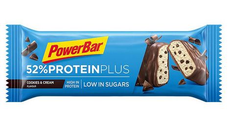 Eiwitreep powerbar 52% eiwit plus cookie cream 50 g