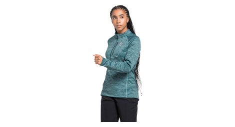 Pull 1 2 zip odlo fli vert femme