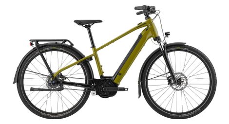 Bicicletta da città elettrica Cannondale Mavaro Neo 4 con cambio Shimano Nexus 5V, trasmissione a cinghia, batteria da 500 Wh, ruote da 29'', colore verde, taglia M / 165-185 cm - Prodotto ricondizionato
