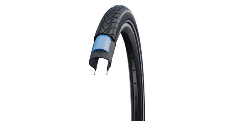 Pneu schwalbe marathon plus 24   tubetype rigide smartguard addix flancs reflex e bike e 25