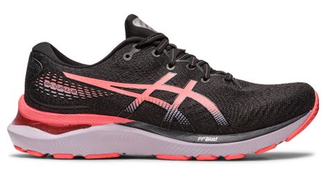 Asics gel cumulus 24 running shoes black pink women's 37