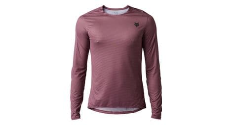 Maillot manches longues fox flexair ascent cordovan violet