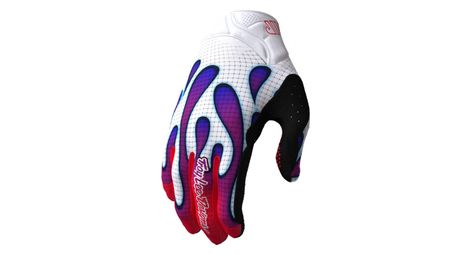 Gants Troy Lee Designs Air Blanc/Violet/Rouge
