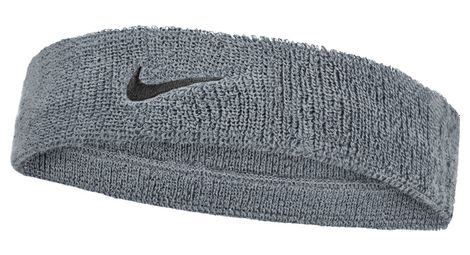 Bandeau éponge nike swoosh classic gris