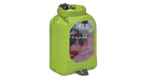 Sac etanche osprey dry sack w/window 3 l vert