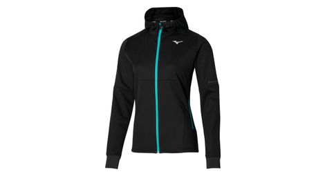 Veste impermeable mizuno femme thermal charge noir bleu