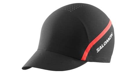 Casquette unisexe salomon s/lab speed noir/rouge