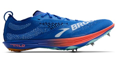 brooks hyperion elite ld track shoes blue pink unisex
