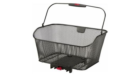Cesta trasera para portaequipajes racktime klickfix city basket negro