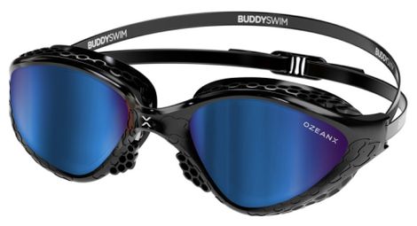 Lunettes de natation buddyswim ozeanx noir/bleu mirror